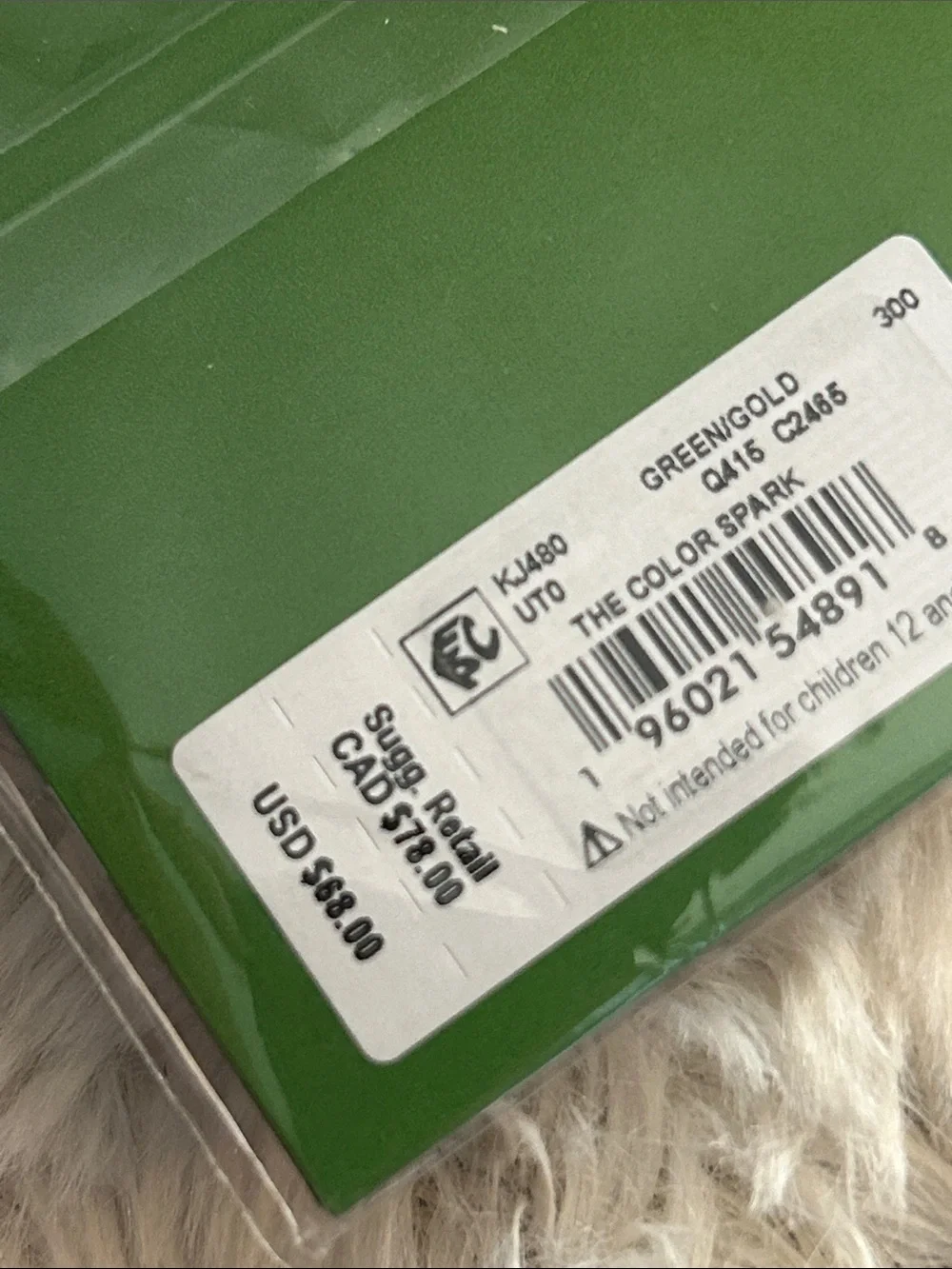 NWT $68 kate spade The Color Spark Collection Green Joy Medallion Necklace